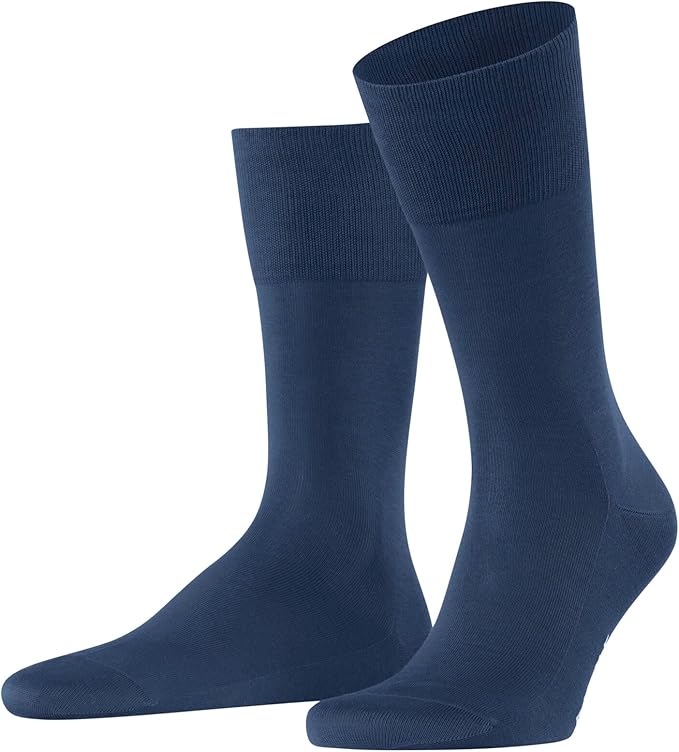 FALKE Men's Tiago Dress Socks, Sustainable Cotton, Crew, 1 Pair