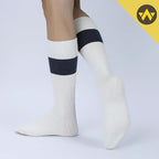 WANDER Men's Dress Socks Cotton Thin Classic Lightweight Socks 6/8 Pairs Solid & Patterned Soft Breathable Socks