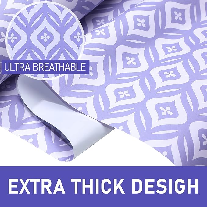 10 Sheets Drawer Liners for Dresser Scented Drawer Liners Non Adhesive Scented Paper for Fragrant Home Shelf Closet(Lavender,Fresh Pattern)