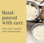 Mister Candle – Set of 9 Unscented Votive Candles in Glass Holders, Hand Poured Soy Wax, 12 Hour Burn Time, White Candles for Weddings, Parties, Spa, Home Décor