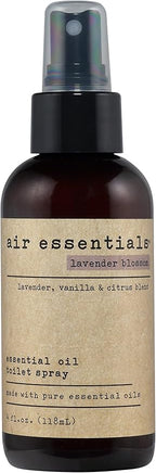 Air Essentials Essential Oil Toilet Spray - Odor Eliminator & Air Freshener - Made with Pure Essential Oils - Lavender Blossom - 4 Ounce