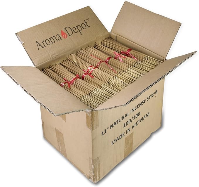 20 Bundles Unscented 2000 Wood Pulp 11'' Incense Sticks Premium Natural Uncolored (Punk Sticks) 20 Pack. Add Any Aroma Depot Fragrance Oils to Make Your own Scented Sticks.