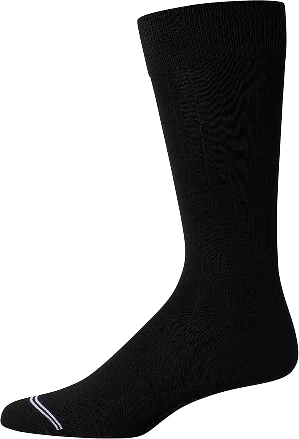 Nautica Mens Dress Socks - 10 Pack Breathable Stretch Crew-Length Work Socks for Men for Business Formal Wear (Sizes: 6-12.5)