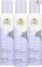 Citrus Magic Odor Eliminating Air Freshener Spray, Lavender Escape, 3-Ounce, Pack of 3