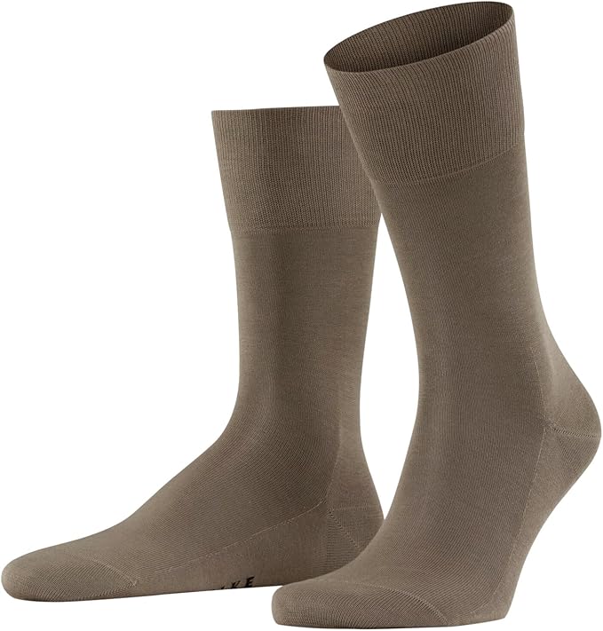 FALKE Men's Tiago Dress Socks, Sustainable Cotton, Crew, 1 Pair