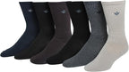 DOCKERS Men's Performance Socks - 3-Pairs and 6-Pairs Athletic and Dress Crew Socks for Men