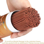 Tibetan Incense Sticks - Tibet Natural Meditation Healing Incense (160 Sticks) 300-year-old Buddhist Incense Secret Recipe - Blessed by Monk Used for Prayer Ceremony,Attracts Wealth