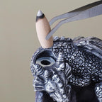 Dragon Backflow Incense Holder Waterfall Incense Burner, with 100 Backflow Incense Cones,1 Mat,1 Tweezers，Aromatherapy Ornamental for Home Office Yoga （Silver Dragon）