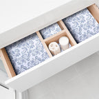 Eersida 20 Sheets 14 x 19.5 Inch Scented Drawer Liners for Dresser Non Adhesive Fragrant Drawer Liners Paper for Bedroom Kitchen Cabinet Home Shelf Closet(Classic Flower)