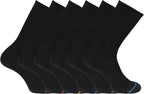DOCKERS Men's Performance Socks - 3-Pairs and 6-Pairs Athletic and Dress Crew Socks for Men