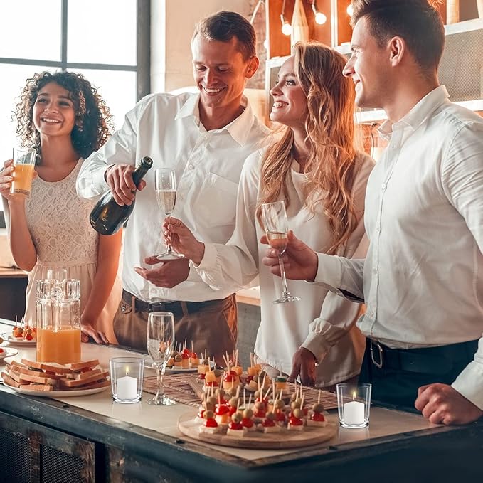 9 Packs White Votive Candles, Unscented Small 1.5 Inch Diameter Votives for Wedding, Holiday Party, Home (8 Hour), 1.5" D x 1.25" H