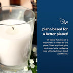 GoodLight Paraffin-Free Votive Candles, Vegan Palm Wax, Clean-Burning and All-Natural Votive White Candles | 15-Hour Burn Time (4 Unscented Votive Candles)