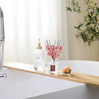 Airkeep Reed Diffuser Set,3.38 fl oz (100 ml) - Sandalwood Rose Oil Diffusers with 8 Reed Sticks,Home Fragrance Reed Diffuser for Bathroom Shelf Decor