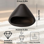 Palo Santo Holder Incense Burner-Zongzi Clay Smudge Bowl with Chimney, Mini Ceramic Fireplace for sage、Cone Burning, Aromatic Home Decor, Ceramic ash Tray, Anxiety Relief Meditation for Women