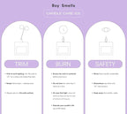 Boy Smells Mint Candle - 8.5 oz Fancy Candle with Ginger, Wild Mint, and Cedarwood- Up to 50-Hour Burn - Cotton Wick