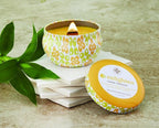 Root Candles Seeking Balance Wood Wick Spa Candle Aromatherapy Candles, 4-Ounce Travel Tin, Enlighten: Cedar Verbena