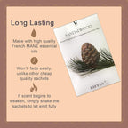 14 Packs Sandalwood Scented Sachets Bag for Drawer and Closet Long Lasting Gift