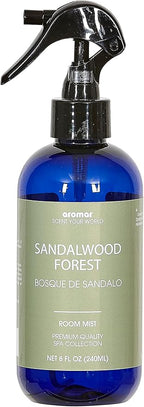 Aromar Essential Room Mist and Fabric Spray with Natural Freshener Aromatherapy for a Fresh and Rejuvenated Home 8 oz Sandalwood Forest