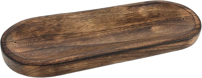 S.B ARTS Incense Holder for Sticks, Insence Stick Holder Ash Catcher for Table Decorations and Gifting - Wooden Incense Tray for Sticks - Home Decor Gifts (Boat Shape - 11" X 4" X 1")