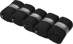 VRD Men’s Dress Socks, Bamboo 5-Pack Mens Socks, Mid Calf Length, Crew Socks Gift for Men Shoe Size 8-13