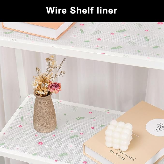 Cooyes Shelf Liner – Premium Non-Adhesive Cabinet & Drawer Liner for Kitchen – Waterproof Shelf Paper with Modern Pattern – Durable EVA Cabinet Mat – Easy to Cut