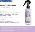 Linen & Room Air Freshener Spray Room Mist, with Natural Plant Extract, Lavender Scent, 8.5 FL OZ.