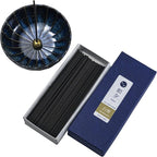 Gift Set: Sandalwood Incense Sticks & Navy Blue Lotus Holder by Asayu Japan