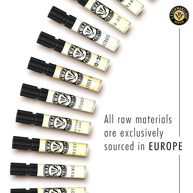 Schwarzlose Reed Diffuser Sticks with Refreshing and Long Lasting Aroma - Air Fresheners Stick for Home Fragrance - Easy to Use - Black - 8 Pc