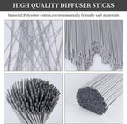 130Pcs Reed Diffuser Sticks - 10"/3mm Grey Fiber Reed Sticks for Home and Bathroom - For Fiber Reed Diffusers (Gray 10"/25cm)