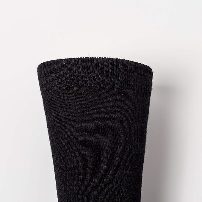 Sock Amazing Unisex Bamboo Rayon Socks Super Soft Black Crew Socks 8 Pack