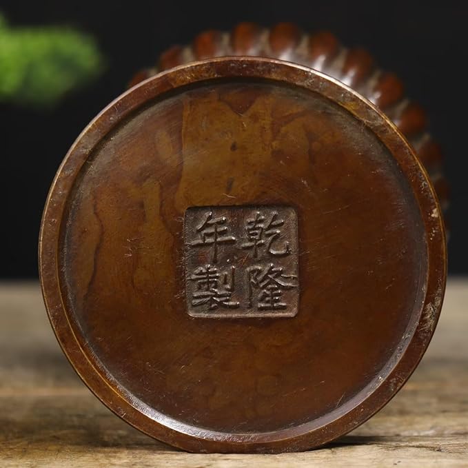 Copper Incense Burner Chinese Brass Incense Holder Traditional Copper Zen Incense Burner Sandalwood Burner Decoration Censer