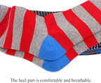 DRASEX Men's Dress Socks Funky Colorful Pattern Cotton Novelty Casual Crew Socks