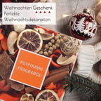 Qingbei Rina Fall Potpourri Bowl Filler, Cinnamon Scented Potpourri Dried Flowers,Thanksgiving Decorative Vase Filler,Home Fragrance, Farmhouse Harvest Decor,14 oz,(Citrus Orange)