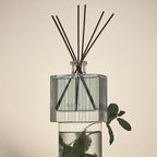 NEST New York Reed Diffuser, Wild Mint & Eucalyptus - 5.9 fl oz - Fragrance for Up to 90 Days - Reusable, Refillable Glass Holder - Includes 8 All-Natural Reed Sticks - Flame Free