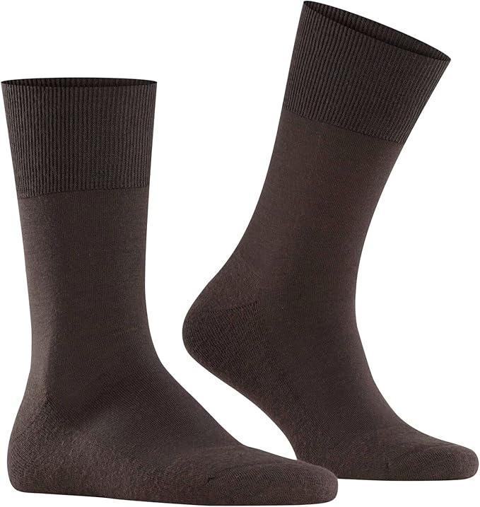 FALKE Men's Airport Dress Socks, Premium Merino Wool Cotton Blend, Sustainable Luxury, Eco-Friendly Business Casual, 1 Pair