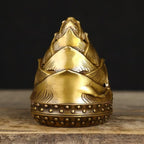 Brass Incense Burner Chinese Traditional Incense Burner Kit Zen Copper Incense Burner Office Home Yoga Room Sandalwood Burner Decoration Censer