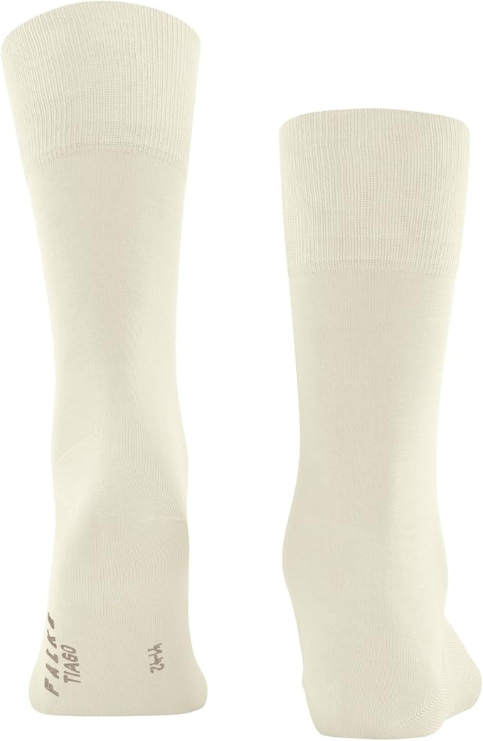FALKE Men's Tiago Dress Socks, Sustainable Cotton, Crew, 1 Pair