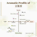 Hasegawa Hyakurakuko Premium Japanese Sandalwood Incense - Long Type, 40 Sticks with Aluminum Holder, 20-30 Min Burn Time, Made in Japan 線香 百楽香 (White Sage)