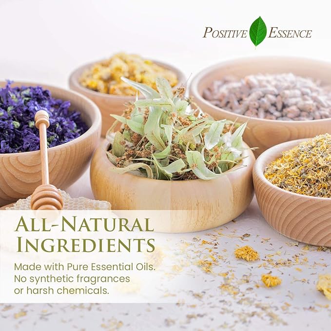 Linen and Room Spray Gift Set, (Lavender, Lemongrass, Rose, & Peppermint), Natural Air Freshener Made with Pure Essential Oils & Minimal Ingredients, Perfect Bathroom Spray or Room Mist, 4-Pack