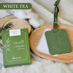 Car Air Freshener, 2 Pack White Tea Scented Sachets for Closet and Drawer, Long-Lasting Home Fragrance Sachets, Car Mirror Hanging Air Freshener & Accessories