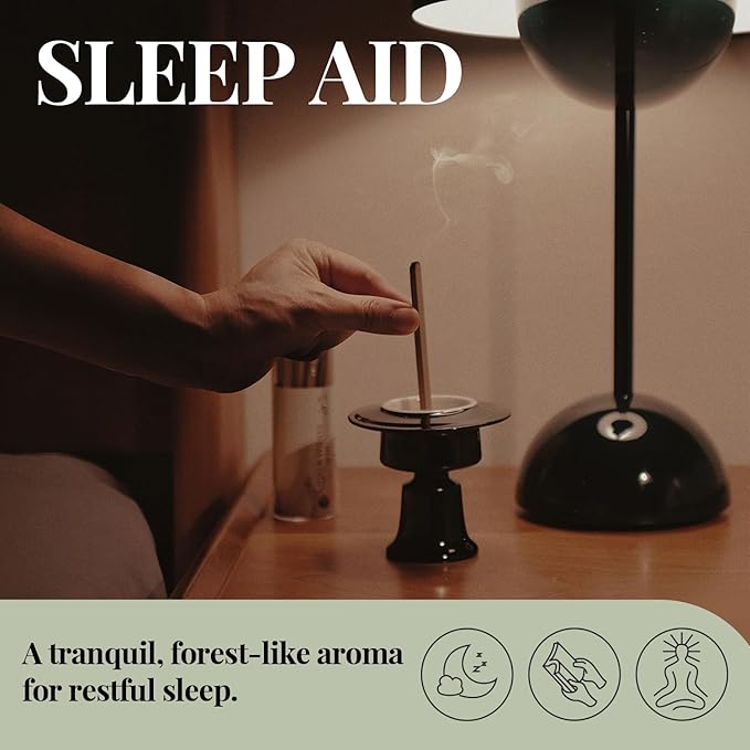 Meditate & Unwind - Innergy Old Sandalwood Incense Sticks, 100% Pure Meditation Incense, 40 Min Burn