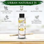 Urban Naturals Lemon Verbena Scented Oil Reed Diffuser Refill | Includes a Free Set of Reed Sticks, 4 oz (2 Pack)