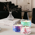 Scented Candles Gifts Set 24 Pack Soy Wax Travel Tin Jar Candles for Home 2.5 OZ Scented for Mom for Christmas, Birthday, Thanksgiving, Mother's Day