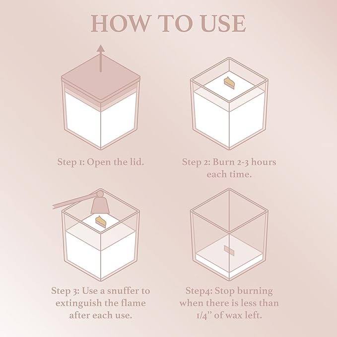 Scented Candle, 7.04 oz White Musk Aromatherapy Candle, Natural Soy Wax with Wooden Wick, Candles for Home, 45 Hours Burn Time, Scented Jar Candle Gifts