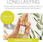 AGRARIA Room and Linen Spray, Luxury Room Fragrance for Clothes, Bed, and More, Essential Perfume Grade Oils Infused Linen Fresh Spray