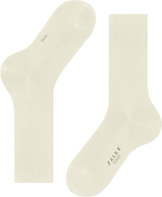 FALKE Men's Tiago Dress Socks, Sustainable Cotton, Crew, 1 Pair