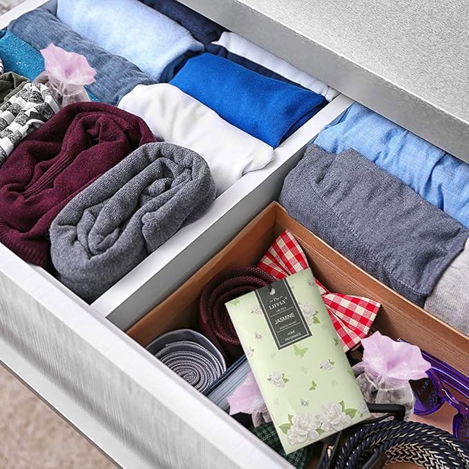 14 Packs Jasmine Scented Sachets for Drawers and Closets