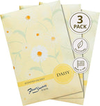 Daisy Scented Sachets Pack of 3, Spring and Summer - Long-Lasting Scented Bags, Home Fragrance, Air Freshener & Deodorizer for Closet, Room, Drawer, or Cars, Made in USA