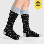 WANDER Men's Dress Socks Cotton Thin Classic Lightweight Socks 6/8 Pairs Solid & Patterned Soft Breathable Socks