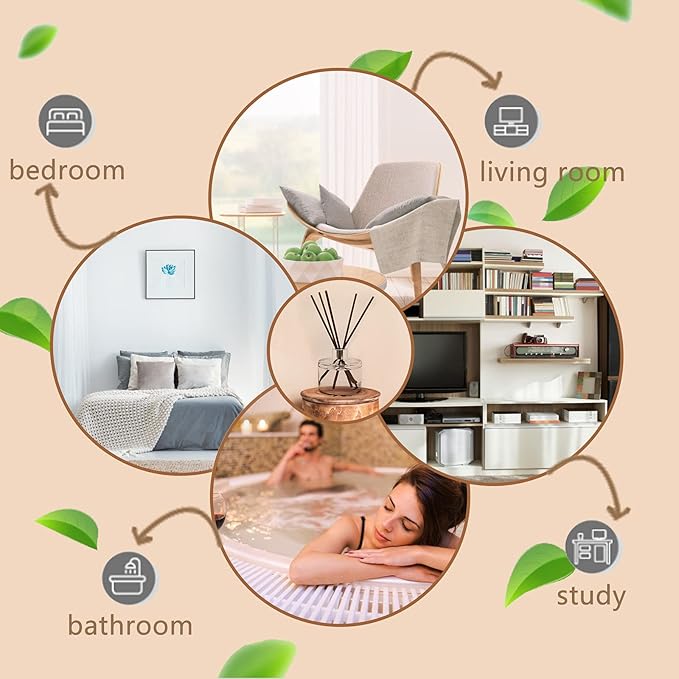 HOSSIAN 50pcs Reed Diffuser Sticks - Wood Rattan-Reed Sticks -Essential Oil Aroma Diffuser Sticks- Spa-Aromatherapy(7.5"/19cm) (Brown 7.5"/19cm)